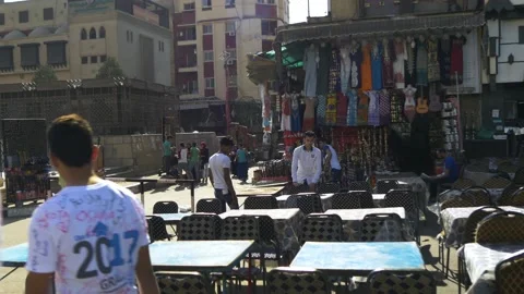 Preparing For A Celebration During Ramadan In Cairo, Egypt Stock Footage 158186476