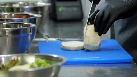 Preparing Celery Before Roasting Stock Footage 131647038