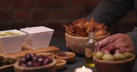 Preparing Charcuterie Board in Slow Motion Stock Footage 274774355