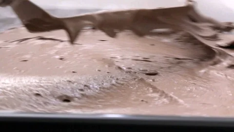 Preparing chocolate cake Stock Footage 93846621