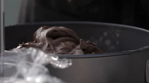 Preparing chololate cake Stock Footage 93730992