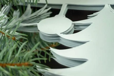 Preparing for Christmas decorations concept Stock Photos