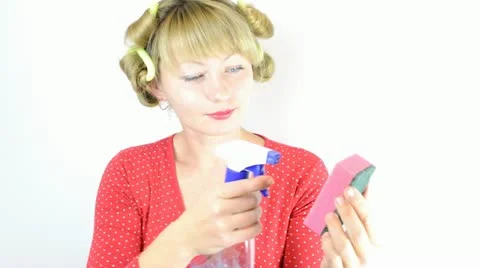 Preparing in cleaning Video stock 13003307