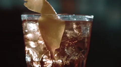 Preparing the cocktail in slow motion Stock Footage 67866476
