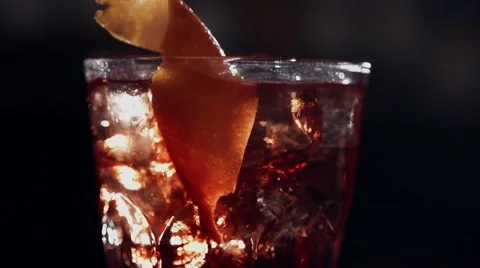 Preparing the cocktail in slow motion Stock Footage 67866994