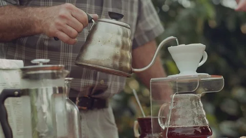 Preparing Coffee Colombia 02 스톡 동영상 93569680