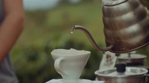 Preparing Coffee Colombia 03 스톡 동영상 93569658