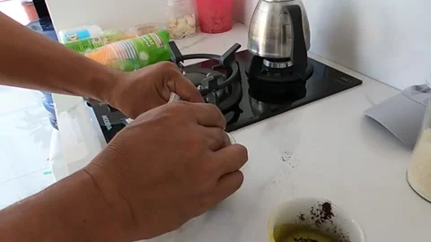 Preparing coffee in the kitchen Stock-Footage 279445355