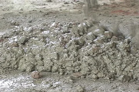 Preparing concrete Stock-Footage 1544059