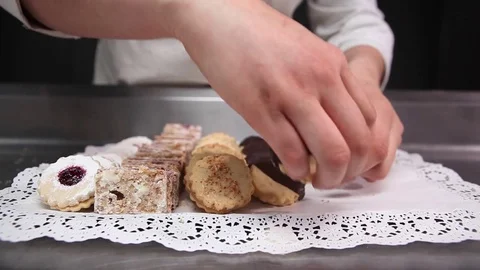 Preparing cookies Stock Footage 77046287