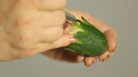 Preparing Decorative Vegetables Stock Footage 51664034