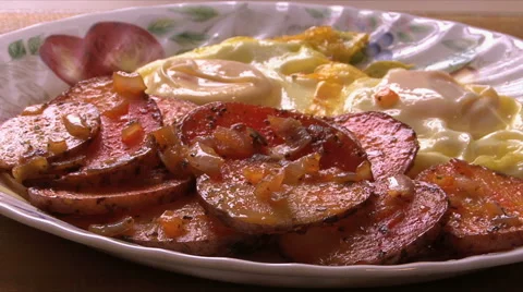 Preparing Delicious Breakfast HD Stock Footage 41233736