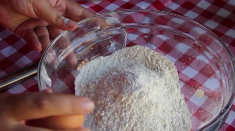 Preparing a delicious cake Stock Footage 34446059