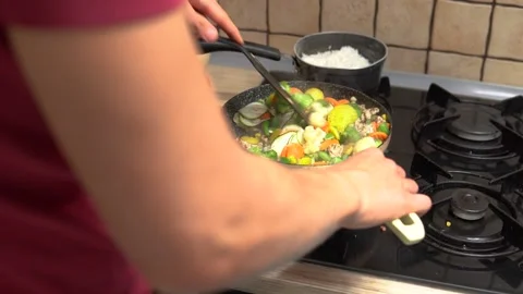  preparing a delicious, healthy and nutritious meal. keeping fit and healthy Stock Footage 249808289