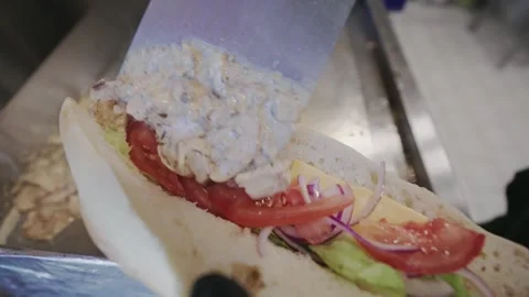 Preparing a Delicious Sandwich Stock Footage 276739760