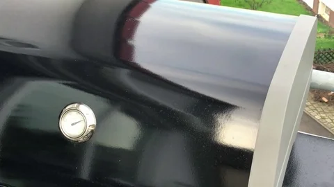 Preparing a delicious steak from BBQ Stock Footage 75745351