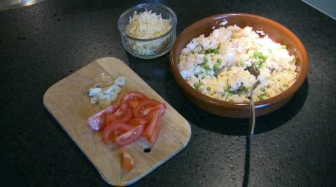Preparing dinner Stock Footage 436798
