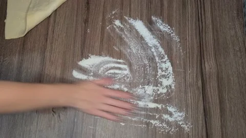 Preparing Dough For Apple Pie Stock Footage 171474265