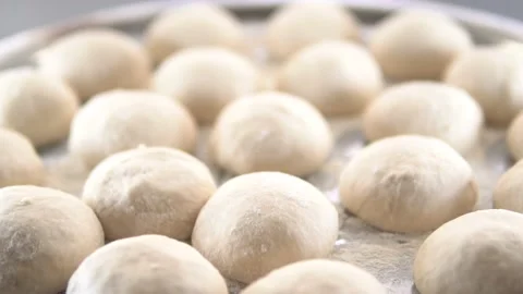 Preparing dough for baking Stock Footage 179252957