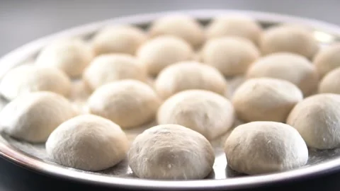 Preparing dough for baking Stock Footage 179253191