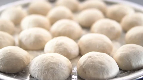 Preparing dough for baking Stock Footage 179253377