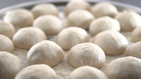 Preparing dough for baking Stock Footage 179266827