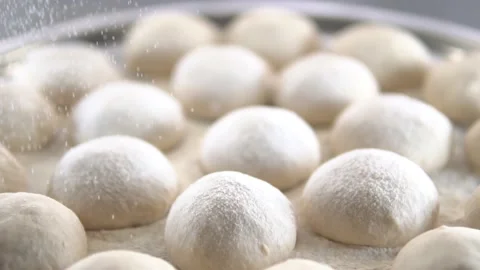 Preparing dough for baking Stock Footage 179268068