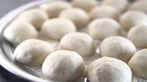 Preparing dough for baking Stock Footage 179269680
