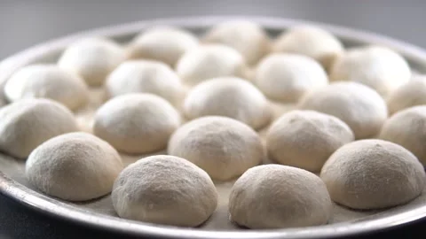 Preparing dough for baking Stock Footage 179277416