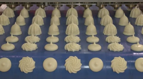 Preparing dough for baking a variety of of confectionery products Stock Footage 48550827