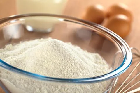 Preparing a dough (batter) Stock Photos