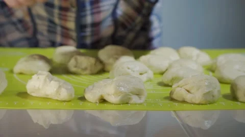Preparing the dough for the cake Stock Footage 167260702