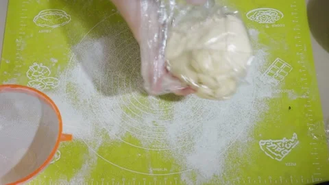 Preparing the dough for the cake. Stock Footage 167261172