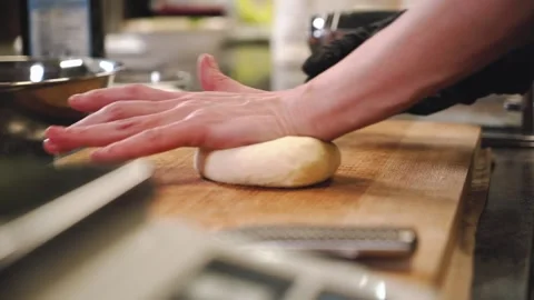 Preparing the dough. Stock Footage 147165515