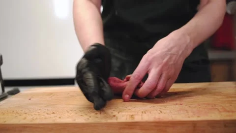 Preparing the dough. Stock Footage 147165538
