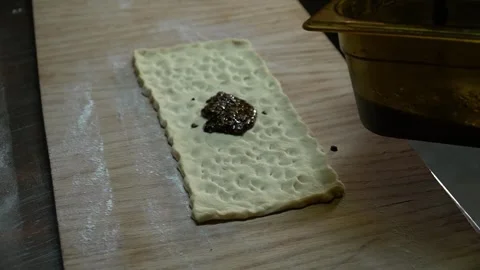 Preparing Dough with Ingredients Stock Footage 319950330