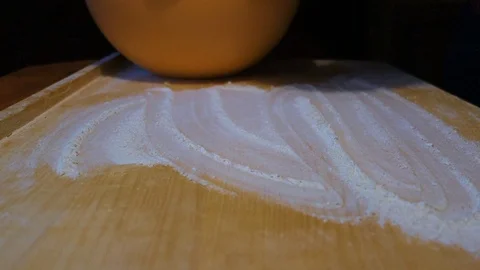 Preparing dough for rye bread Stock Footage 125439721