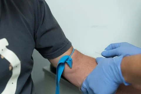 Preparing to Draw Blood Stock Photos