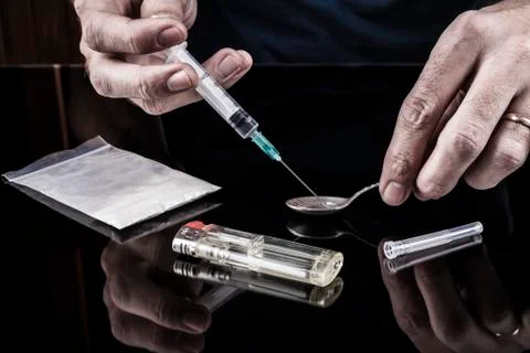 Preparing drugs Stock Photos