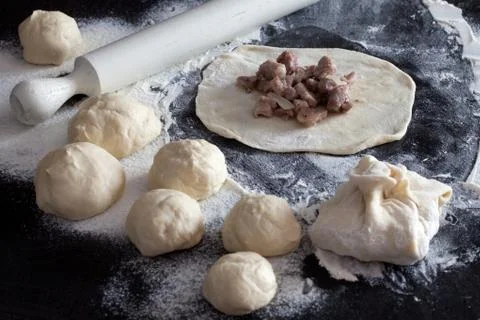 Preparing Dumplings Фото