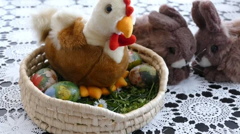 Preparing For Easter 10 Stock-Footage 48411391