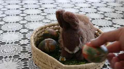 Preparing For Easter 16 Stock Footage 48474966