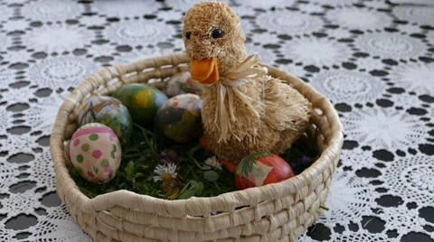 Preparing For Easter 4 Stock Footage 48416442