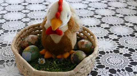 Preparing For Easter 5 Stock Footage 48419384