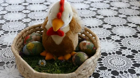 Preparing For Easter 6 Stock Footage 48422844