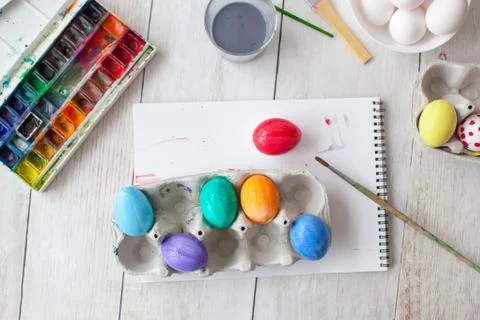 Preparing for Easter. Stock Photos