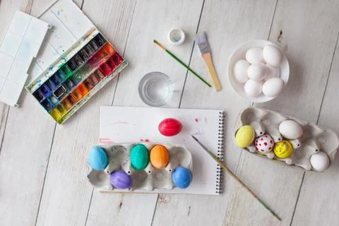 Preparing for Easter. Stock Photos