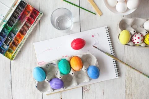 Preparing for Easter. Stock Photos