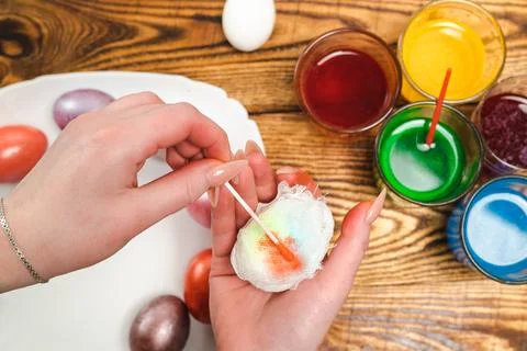 Preparing for Easter Stock Photos