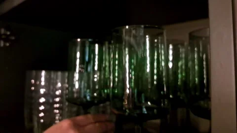 Preparing for an evening drink. Stock Footage 317179369